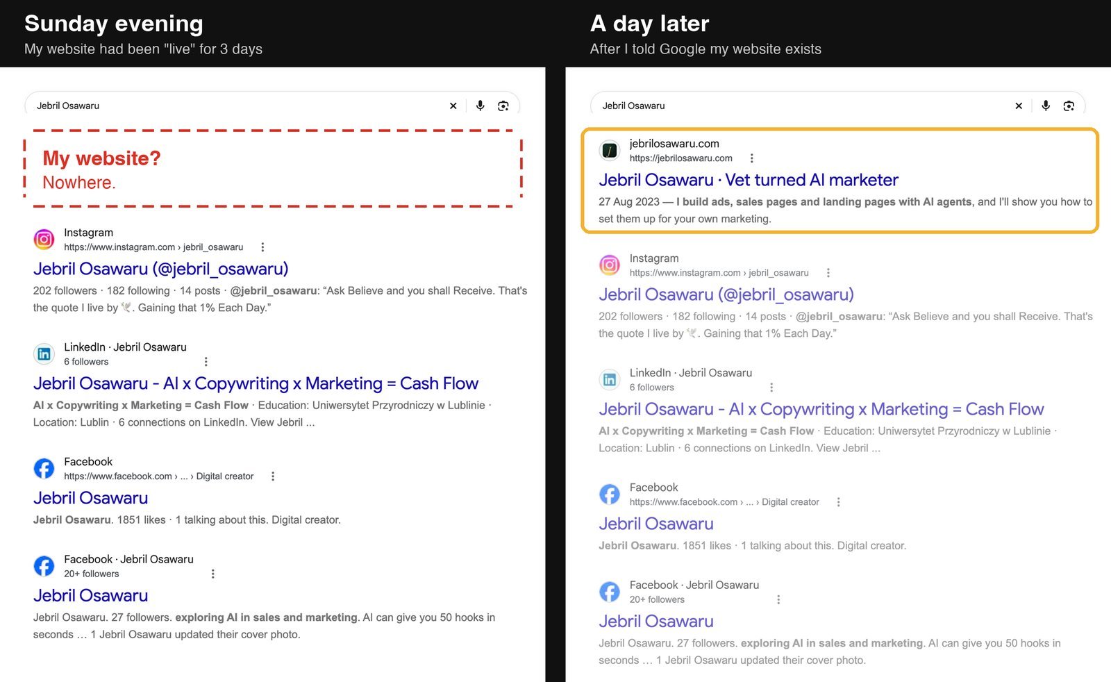 Why your new website isn’t showing up on Google (and how I fixed mine in less than 60 minutes)